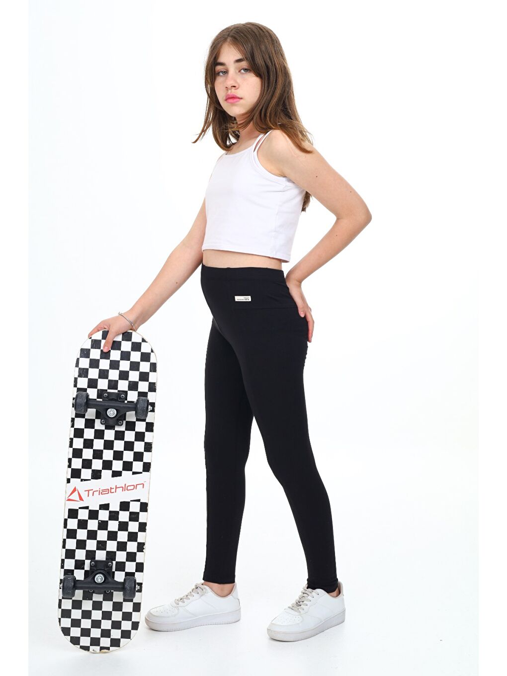 Siyah Kız Çocuk Tayt-3