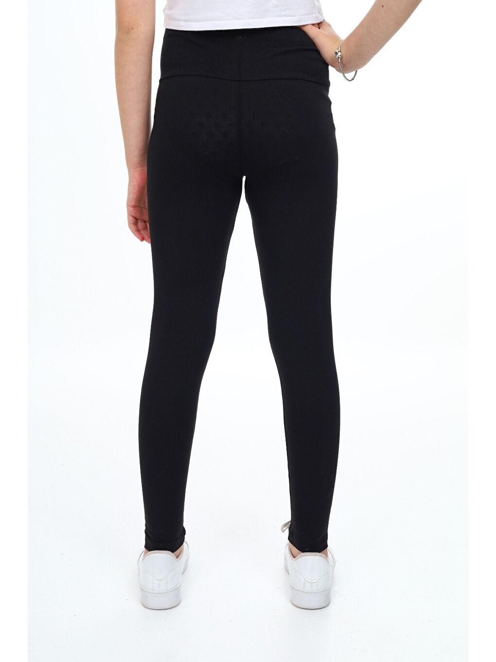 Siyah Kız Çocuk Tayt-4