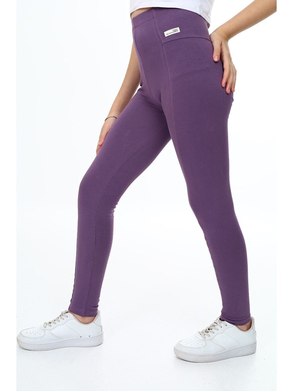 Mor Kız Çocuk Tayt-1