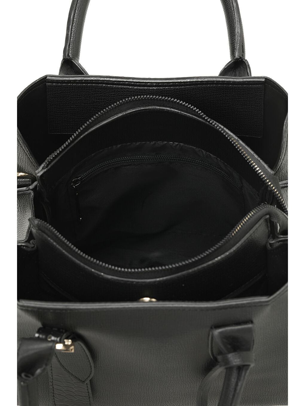 NTRL CHARM KL 4FX Siyah Kadın Kol Çantası-3