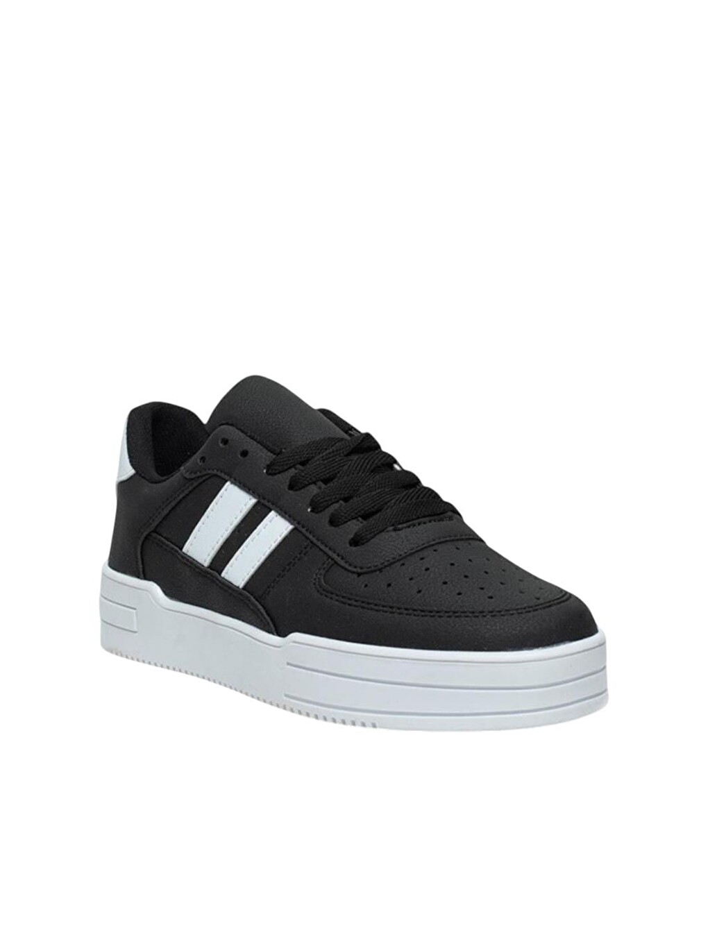 Kadın Sneaker Günlük Spor Ayakkabı Siyah - Beyaz-1
