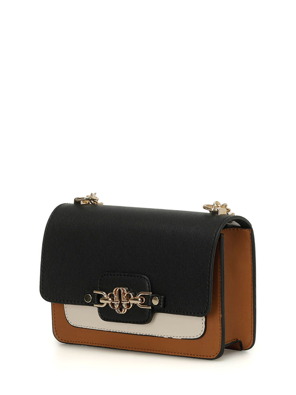 Karışık NTRL CLRBLCK MK CPRZ 4PR Siyah Kadın Çapraz Çanta-1