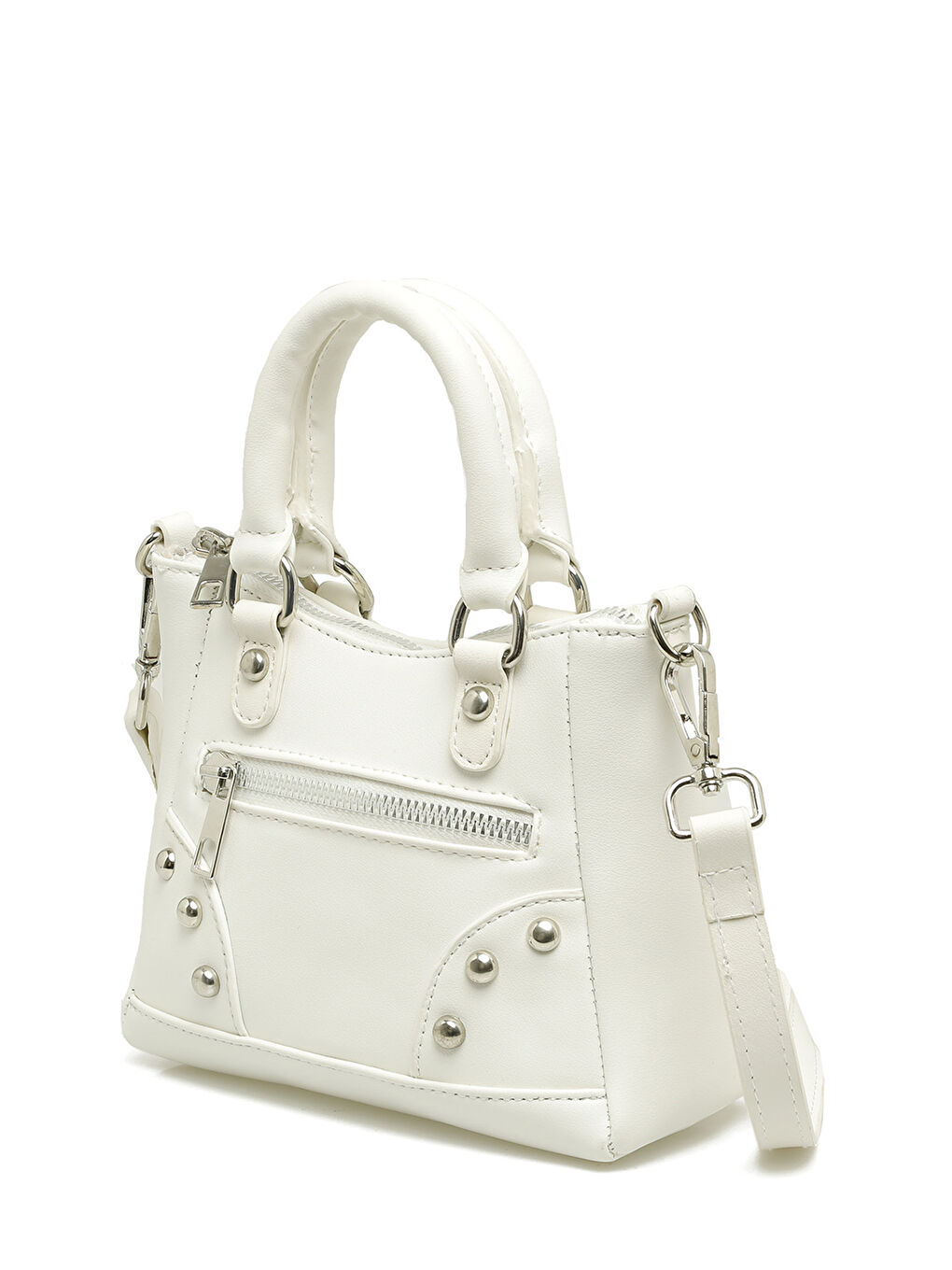 NTRL TROK CPRZ 4FX Beyaz Kadın Çapraz Çanta-1