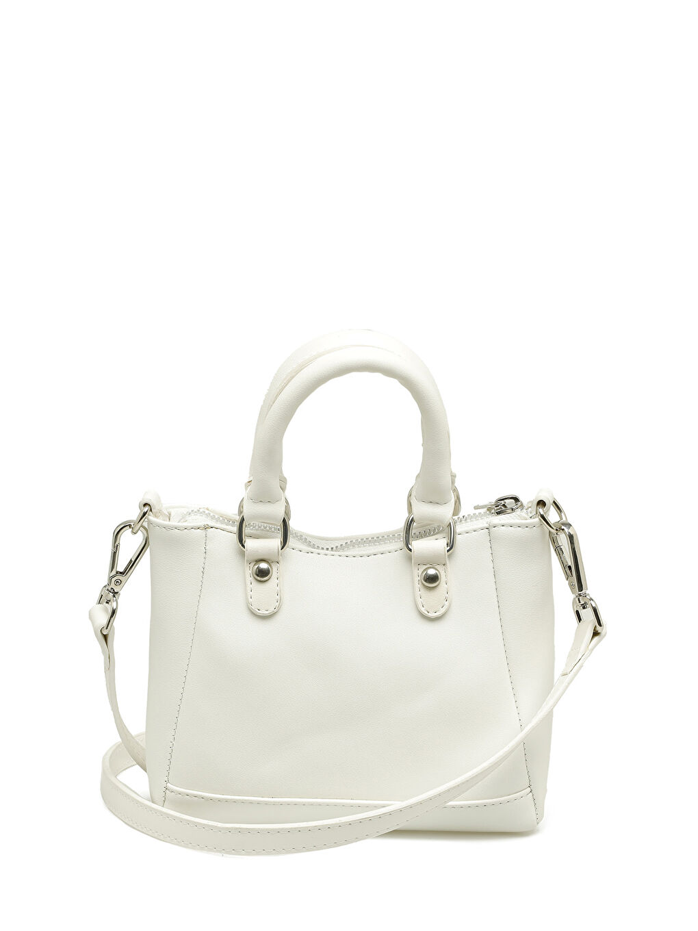 NTRL TROK CPRZ 4FX Beyaz Kadın Çapraz Çanta-2