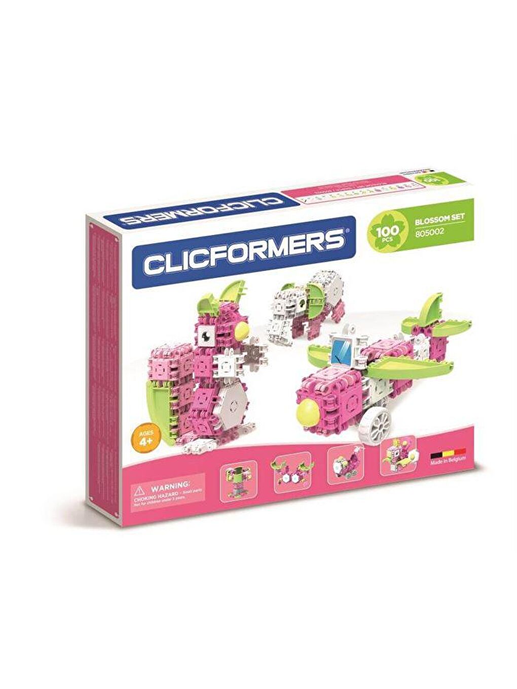 Clicformers Karışık Blossom Set - 100 Parça