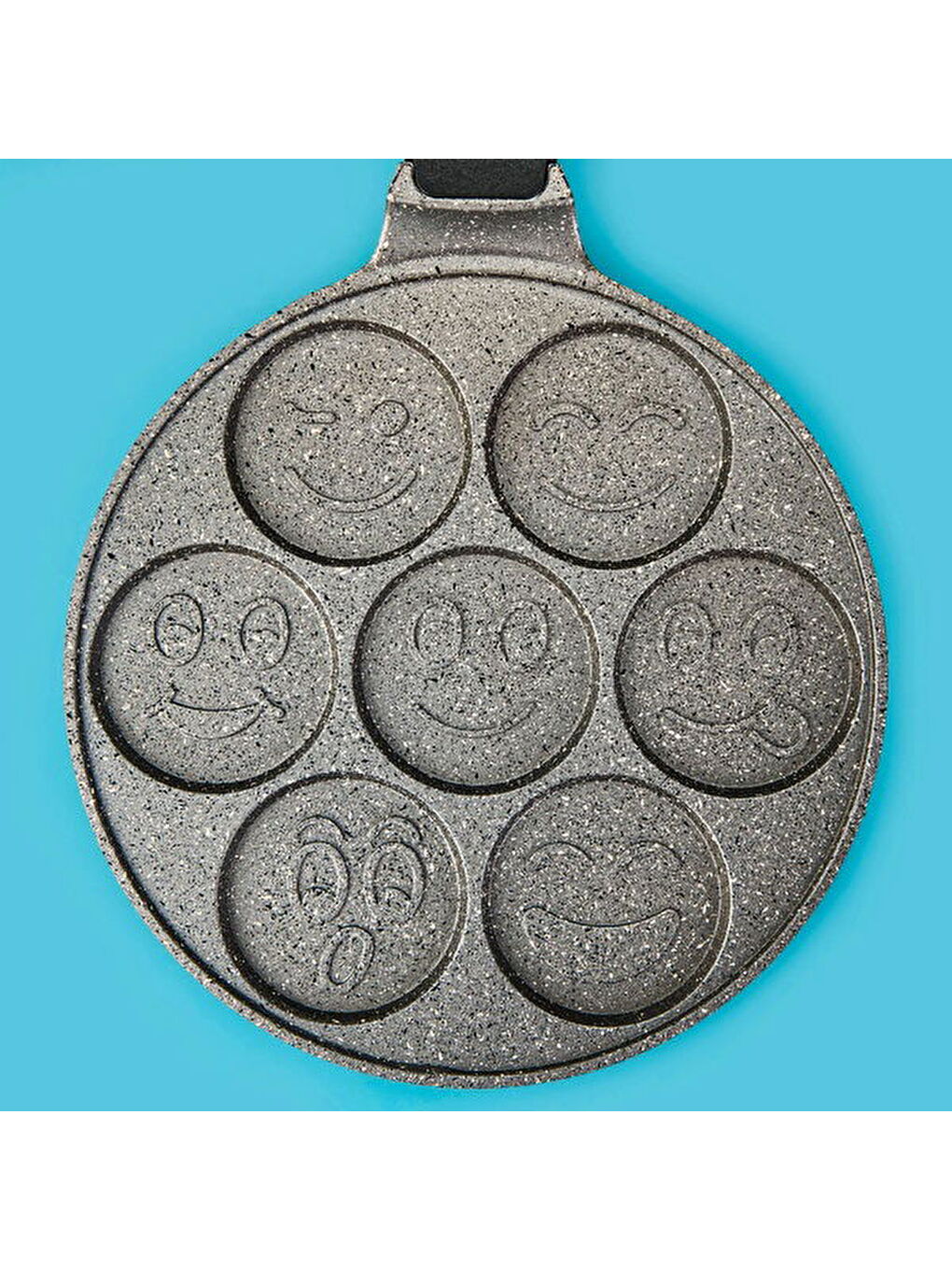 Kitchen Nirvana Emojili Pankek Tavası - Gri -26 cm-2