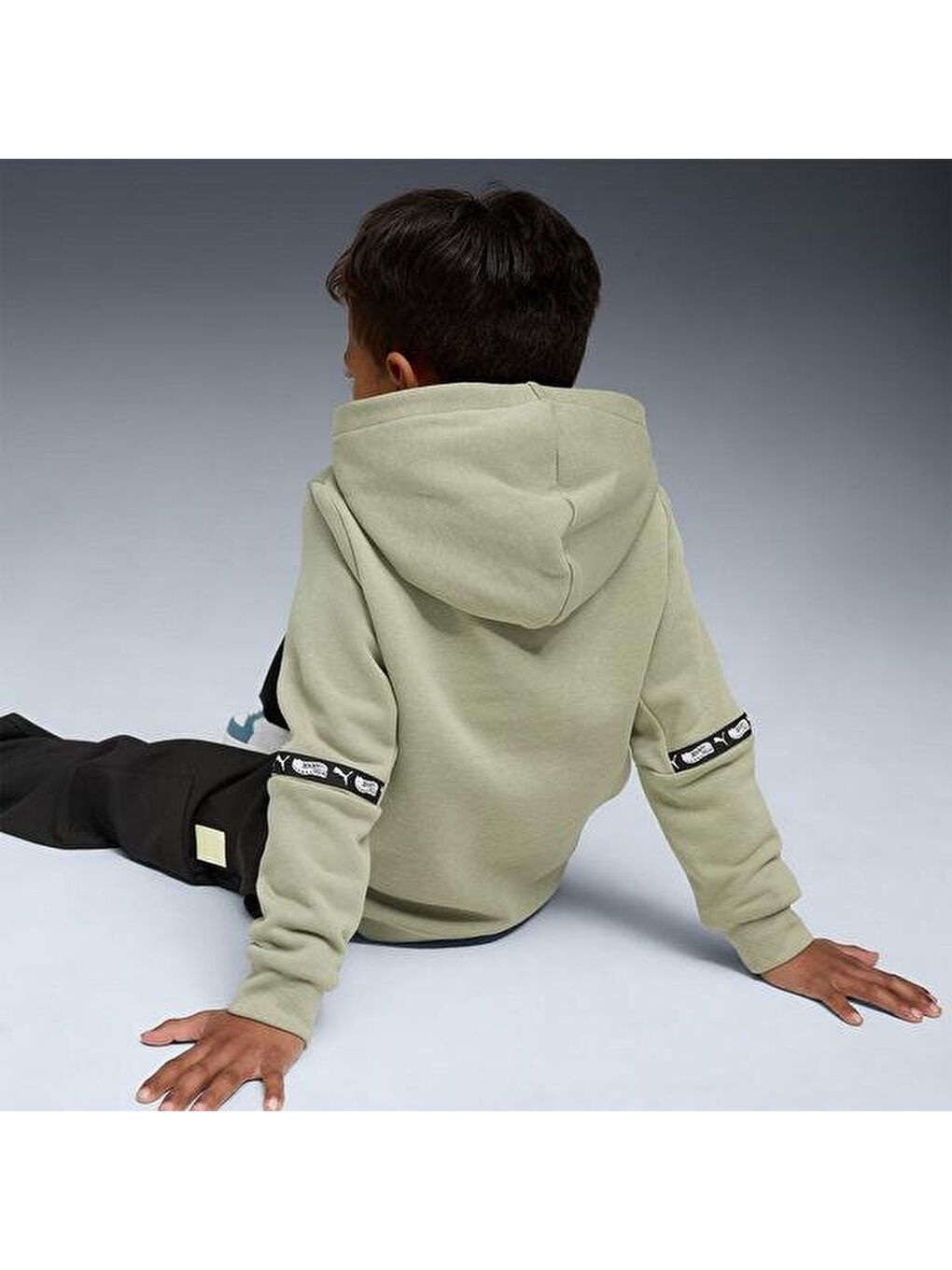 Hot Wheels Çocuk Haki Kapüşonlu Sweatshirt-4