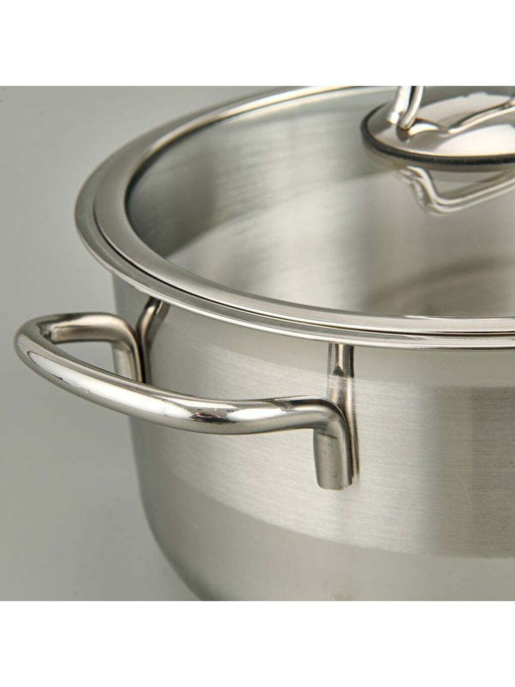 Gri Saphire Derin Tencere - Inox - 20 cm-2