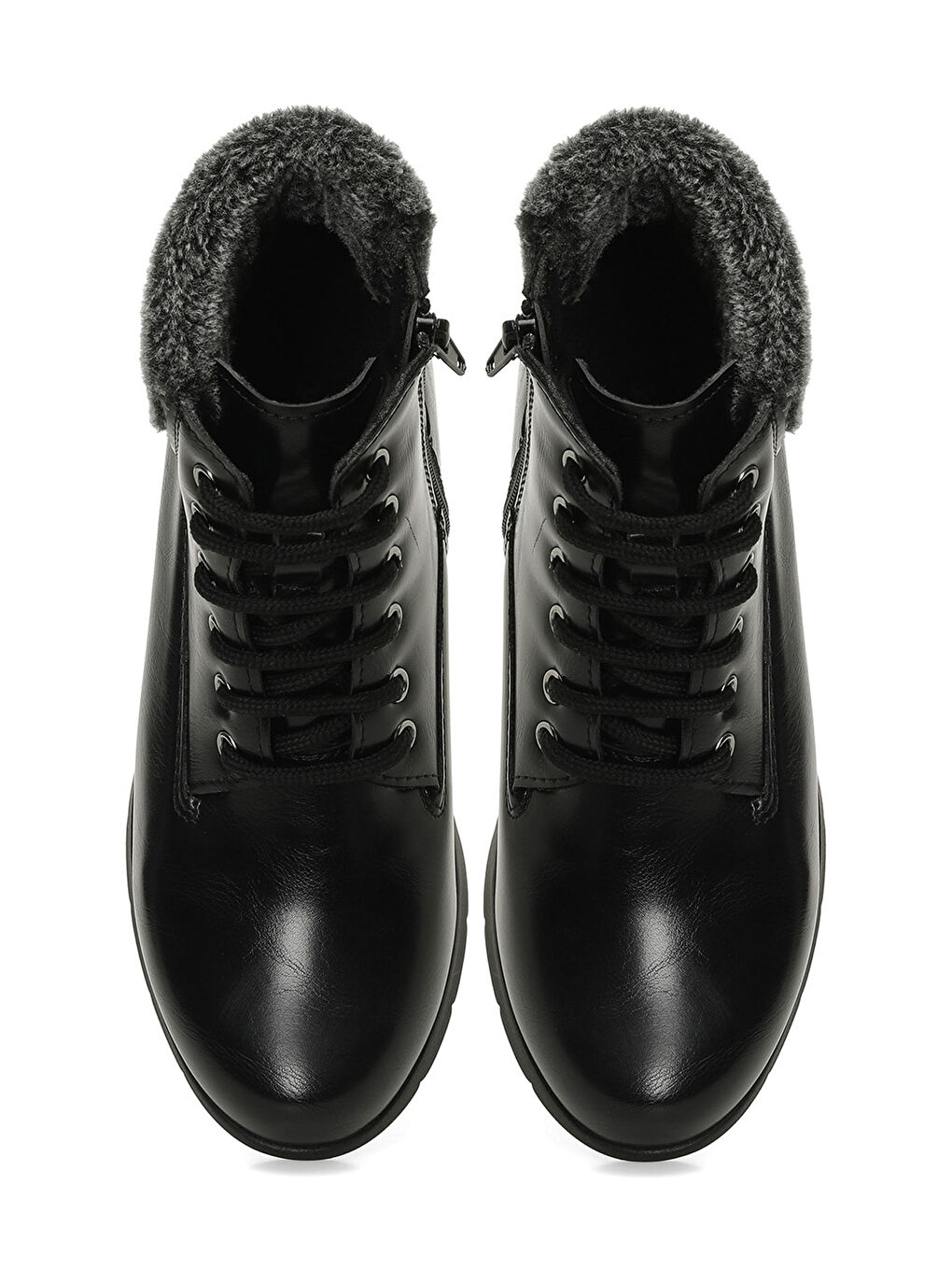 166659.Z4PR Siyah Kadın Düz Bot-3