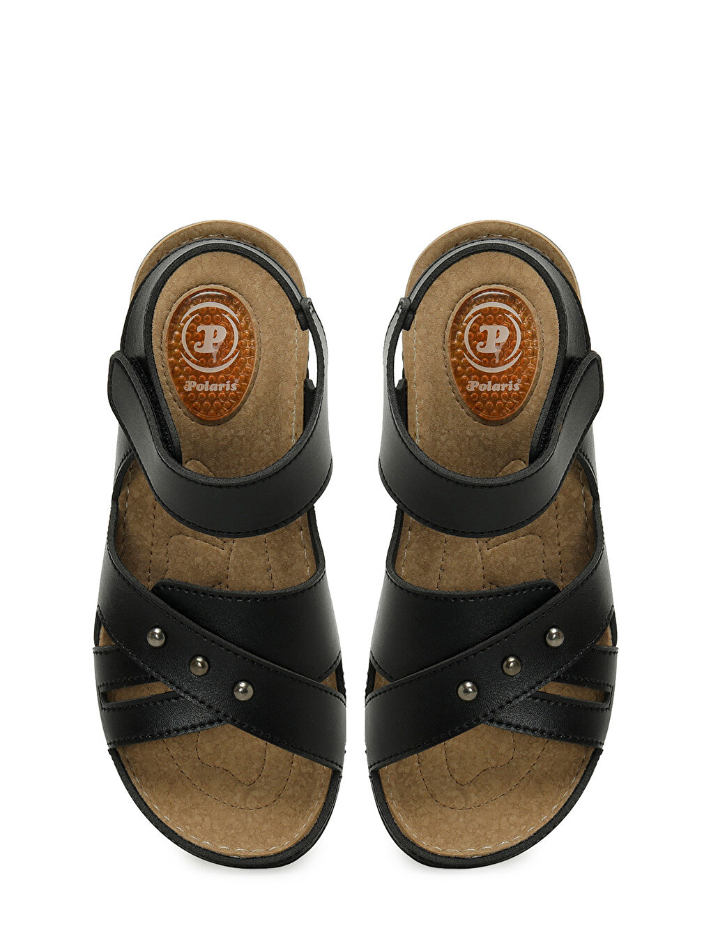 166987.Z5FX Siyah Kadın Düz Sandalet-3