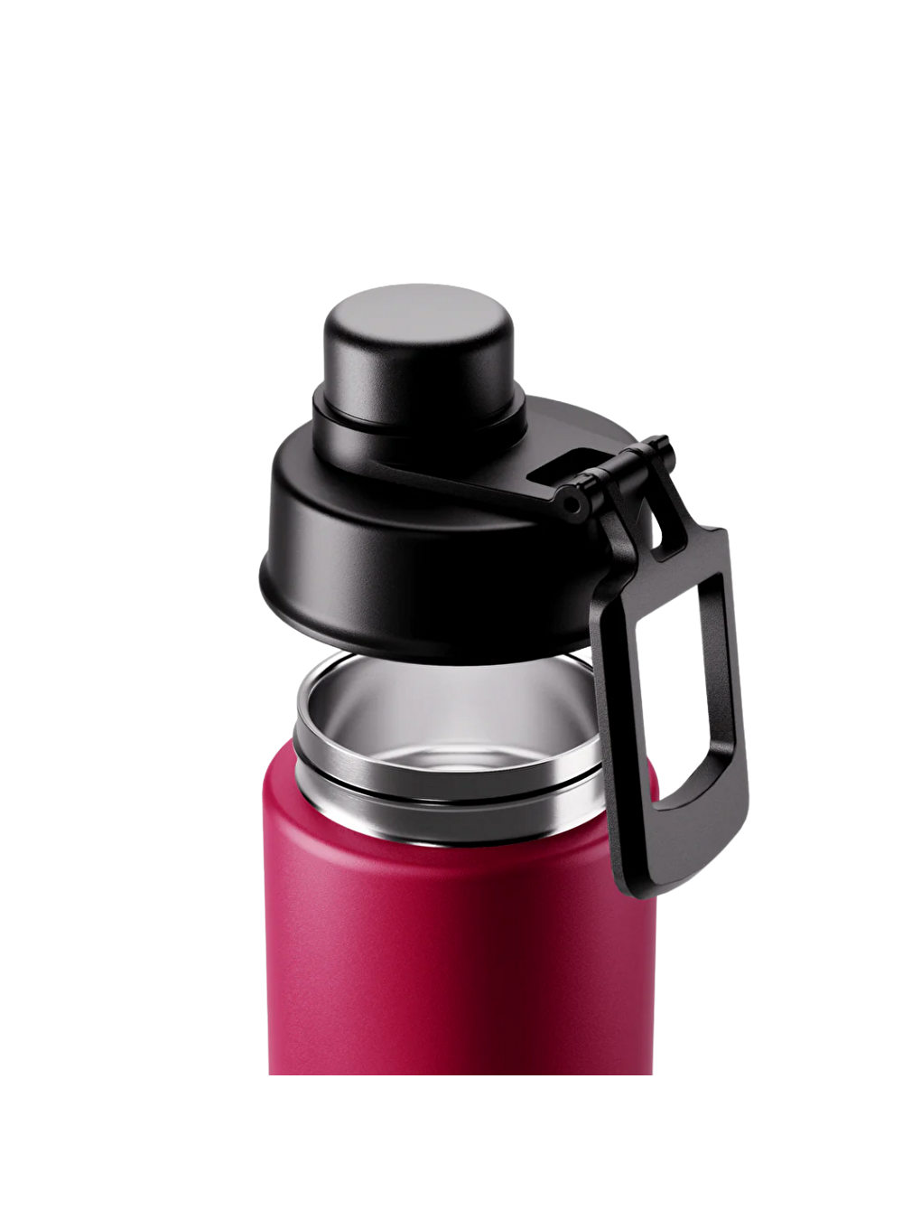 Kırmızı Move Sızdırmaz Yudum Kapaklı Çelik Termos Matara 660 Ml-2