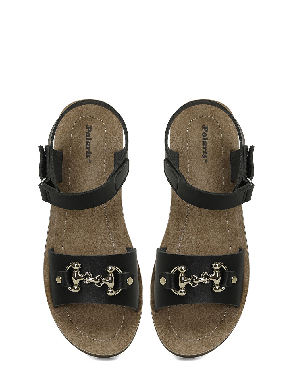 166929.z5fx Siyah Kadın Comfort Sandalet-3