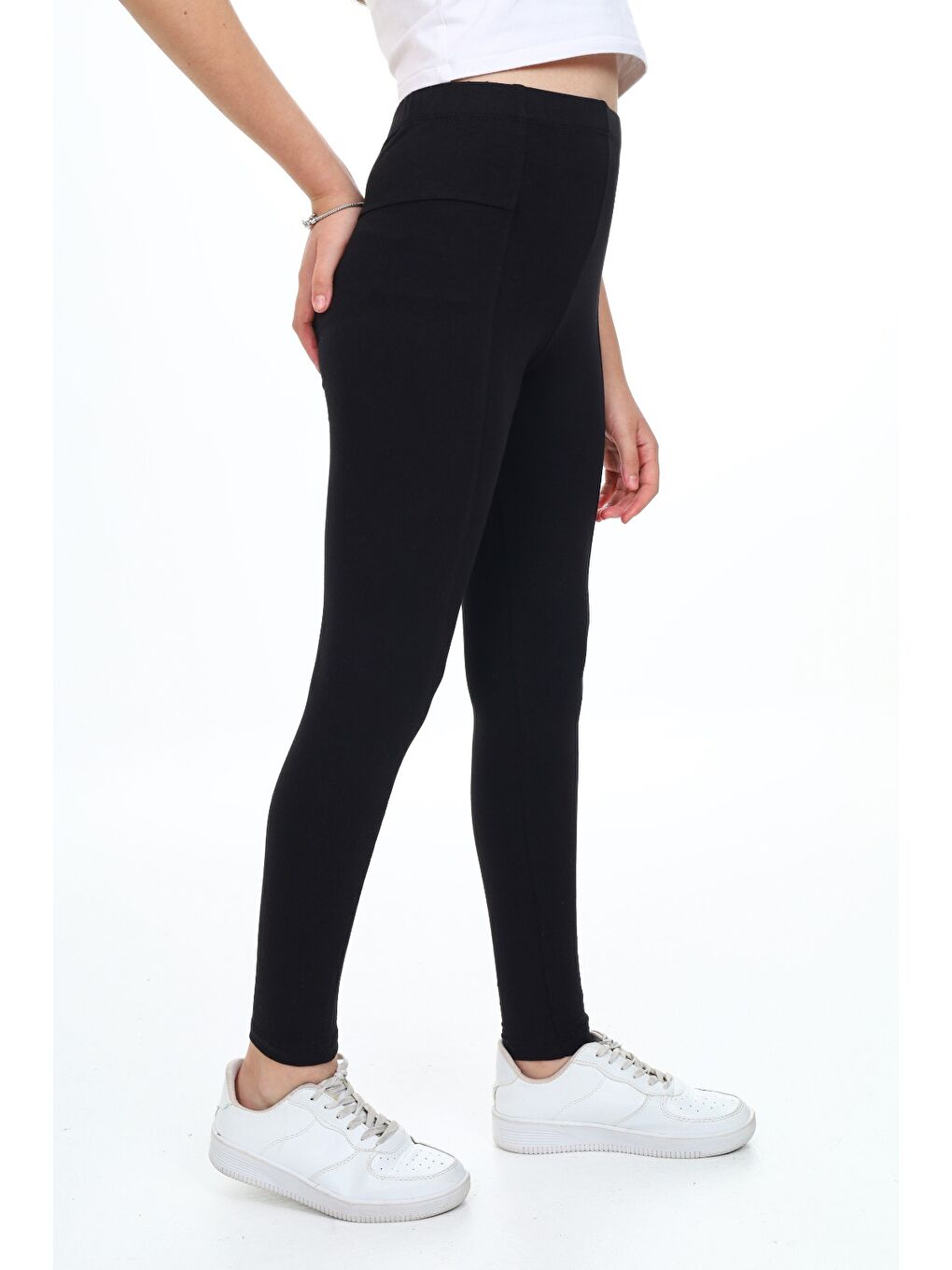 Lacivert Kız Çocuk Tayt-1