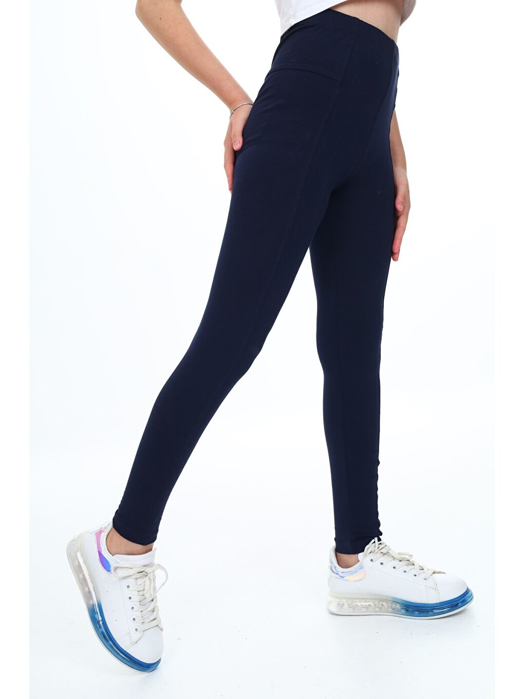 Lacivert Kız Çocuk Tayt-2