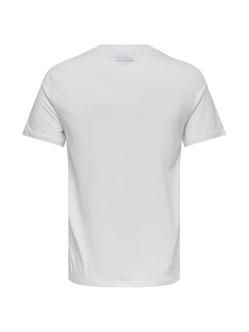 Beyaz Onsmax % 100 Pamuk Regular Fit Bisiklet Yaka T Shirt 22025208-4