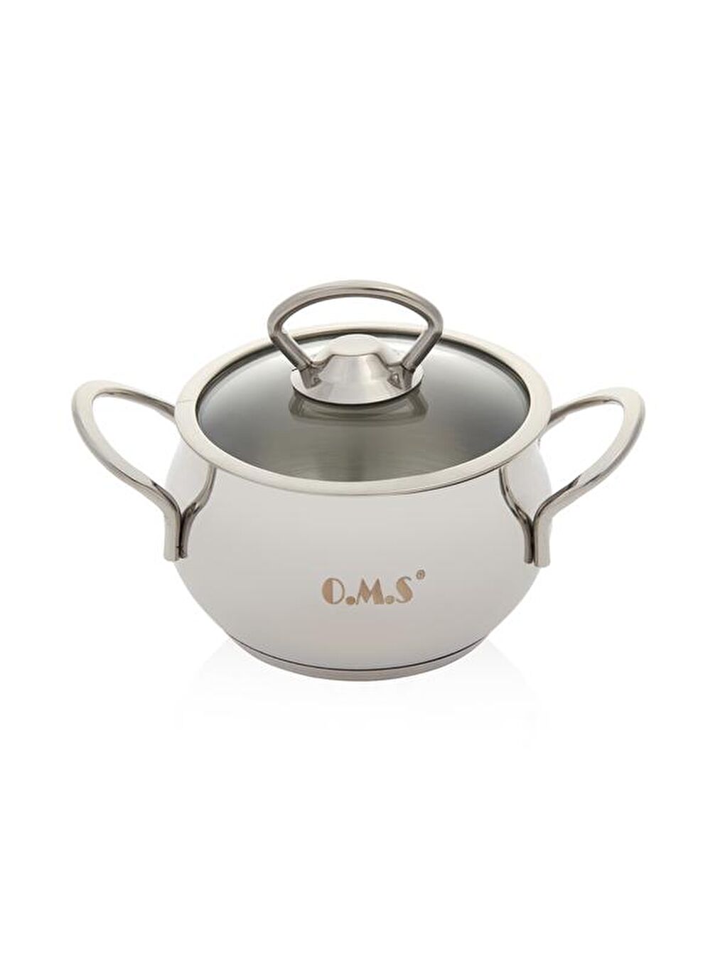 Gri Küre Mini Derin Tencere - 12 cm-1