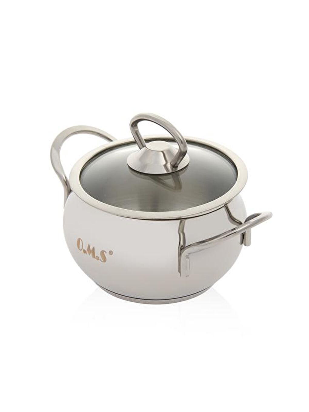 Gri Küre Mini Derin Tencere - 12 cm-2