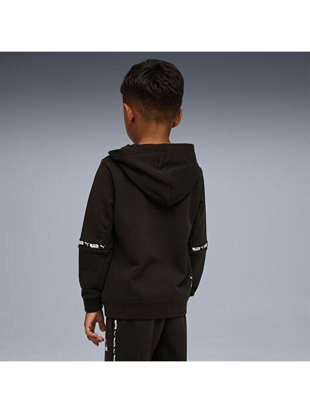 Hot Wheels Çocuk Siyah Kapüşonlu Sweatshirt-1