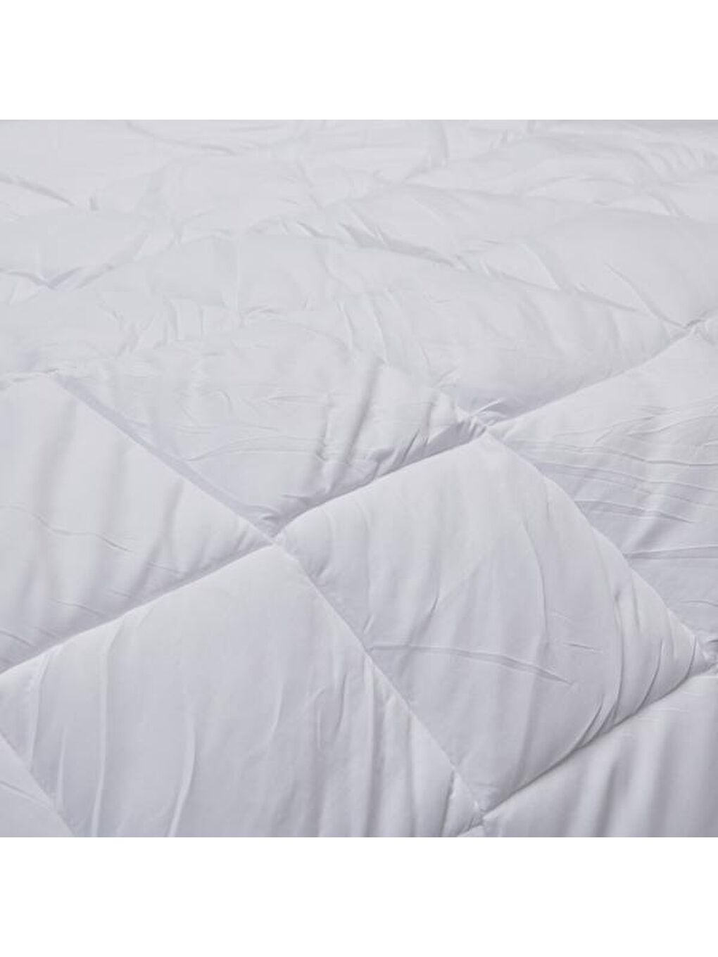 Beyaz Çift Kişilik Microfiber Yorgan - 195x215 cm-1