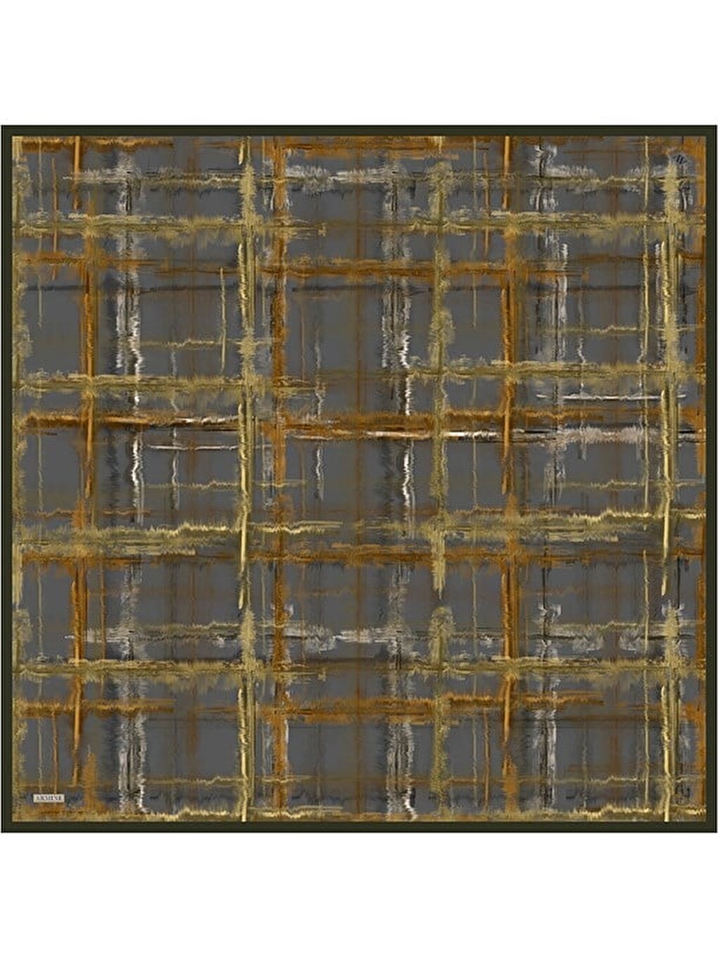 Sarı Saf İpek Twill Eşarp 9602d 32-4