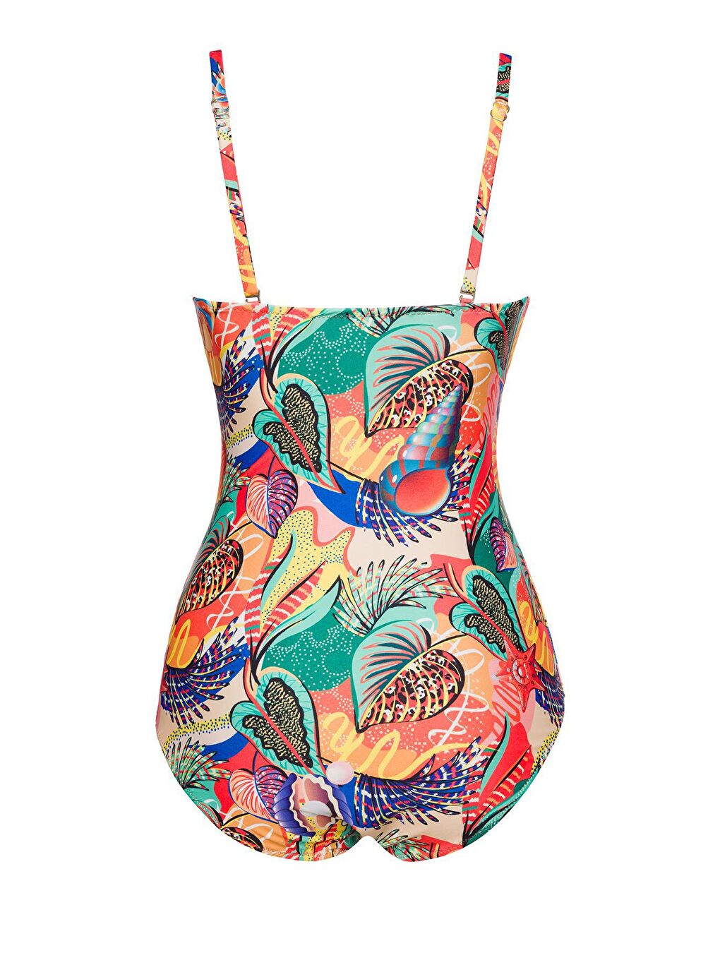 Karışık Pareolu Straplez Mayo-2