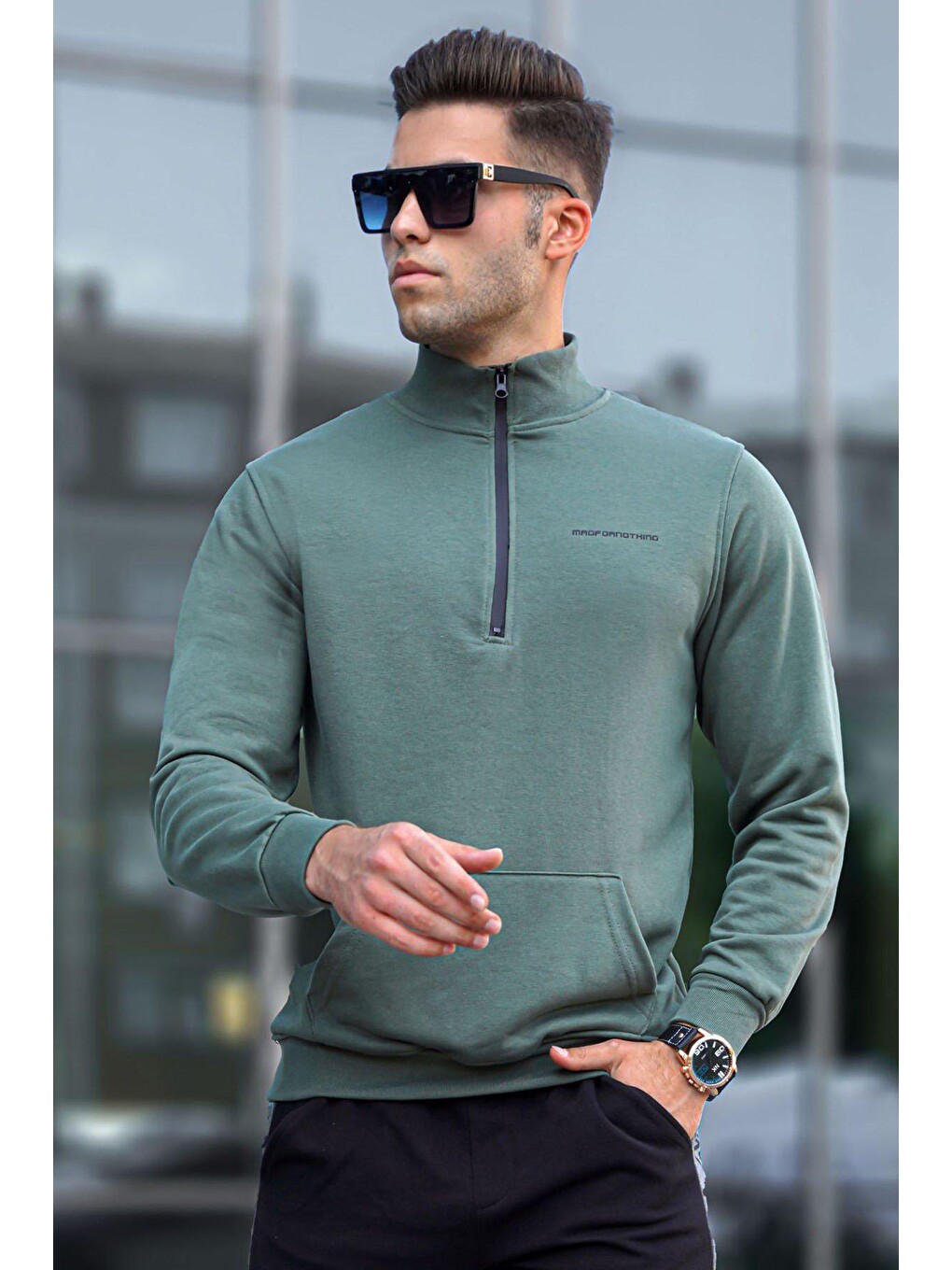 Haki Erkek Sweatshirt 5300