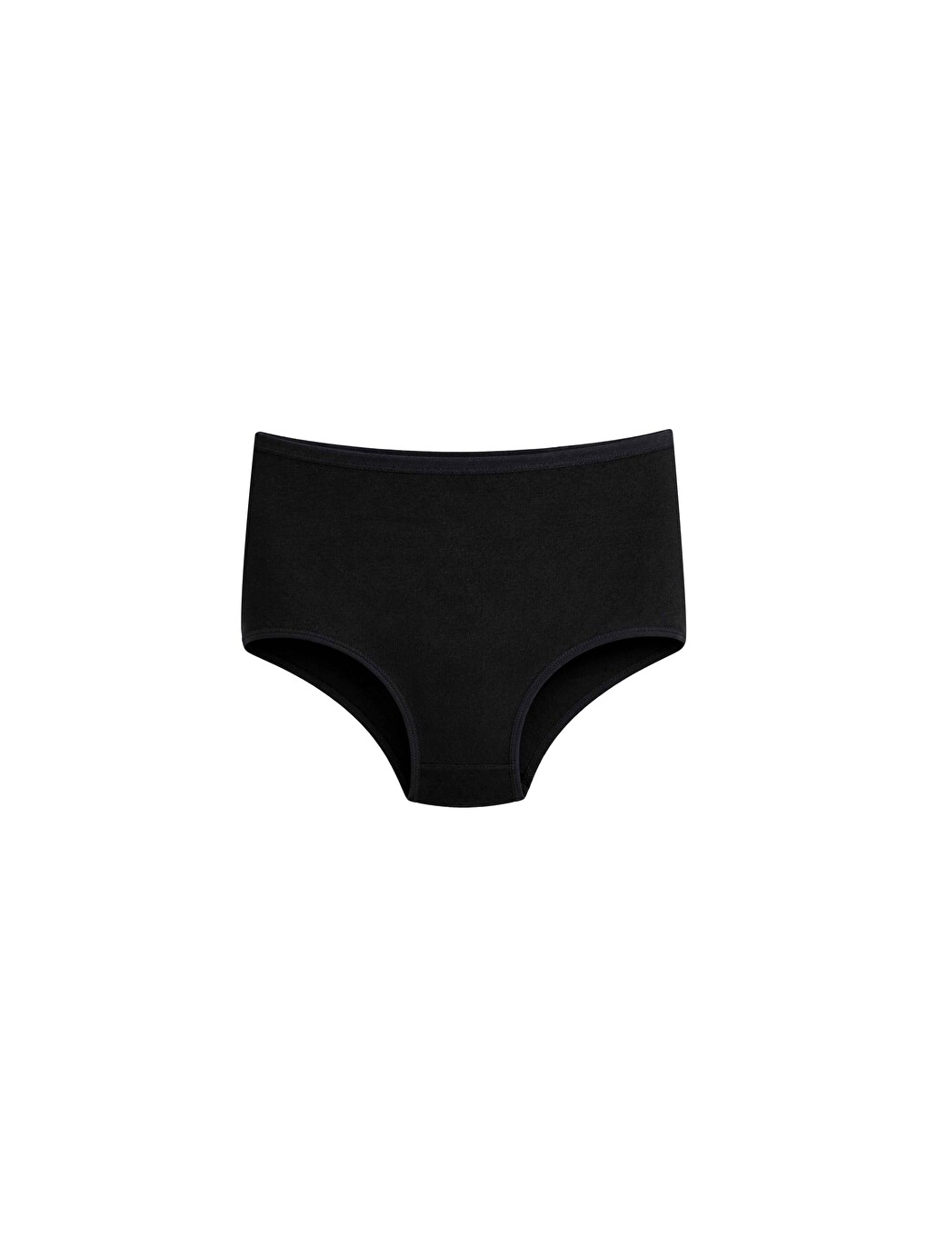 Karışık Domınant Kadın Çamaşır Pamuklu Düz Renk Yüksek Bel Geniş Basen Külot 4'lü Paket( M-l-xl-xxl )-5