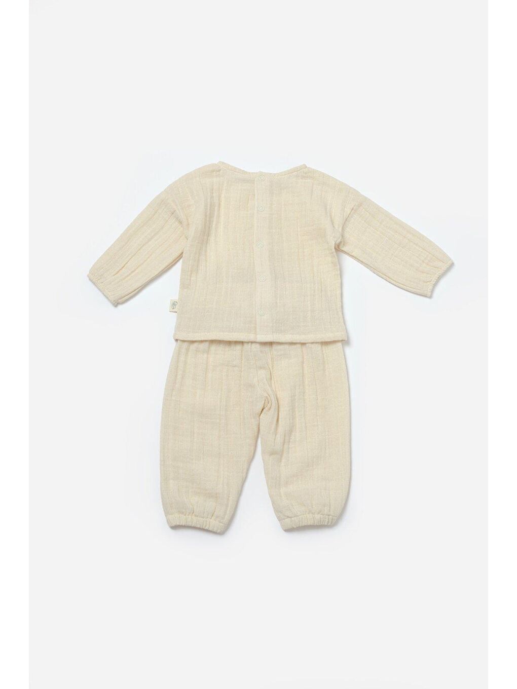 BabyCosy Organic Wear Taş-Beyaz Alt&Üst Takım - 2