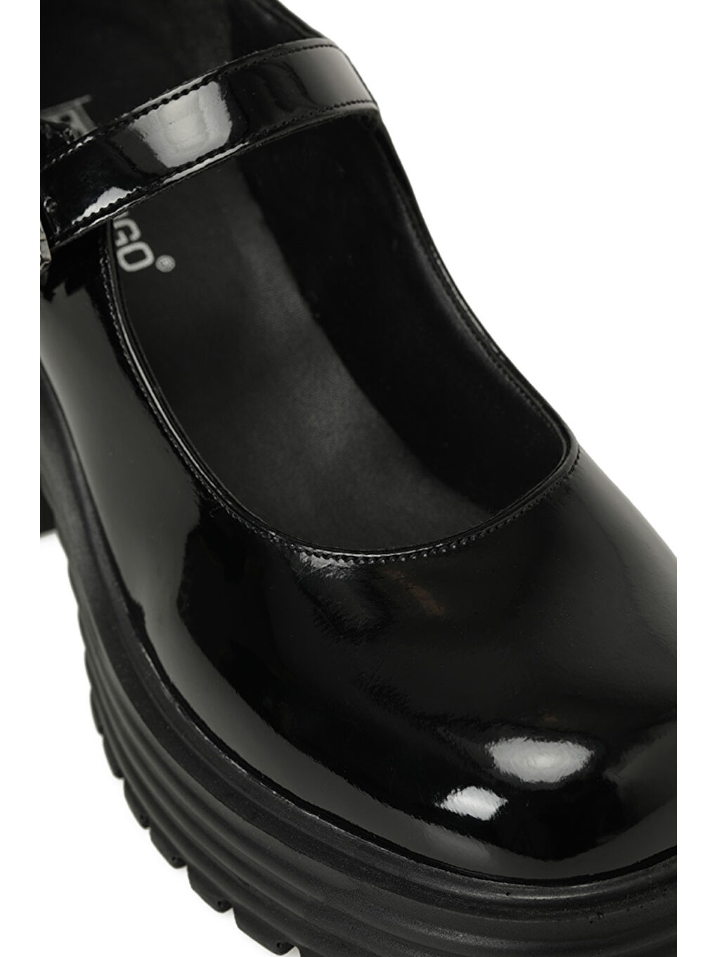 24K-521 5PR Siyah Kadın Oxford Ayakkabı-6