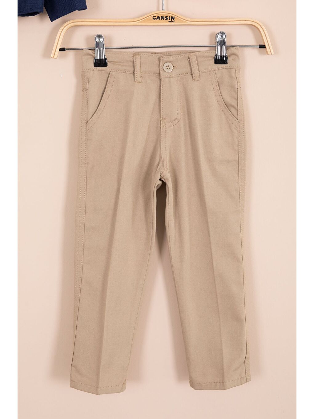 Siyah Uzun Kol Düğmeli Gömlekli Tişörtlüi Erkek Çocuk 3lü Pantolonlu Takım 23755-4