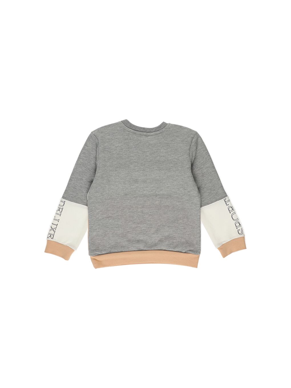 Panço Pembe Kız Çocuk  Blok Parçalı  Sweatshirt - 2