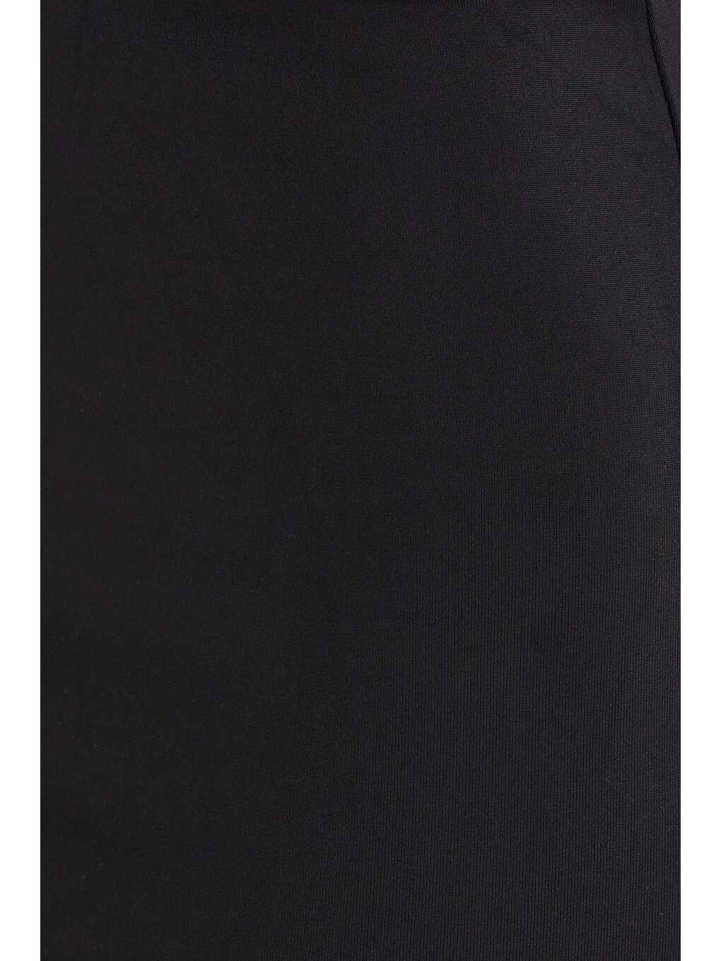 Kadın Slim Fit Dar Kesim Midi Boy Siyah Etek-5