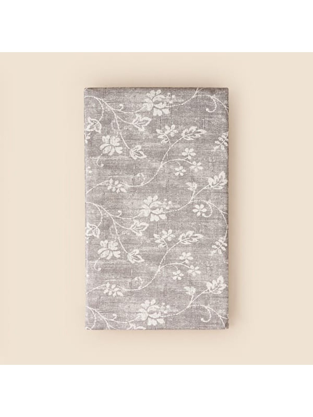 Soft Blom Pvc Masa Örtüsü - Gri - 140x200 cm