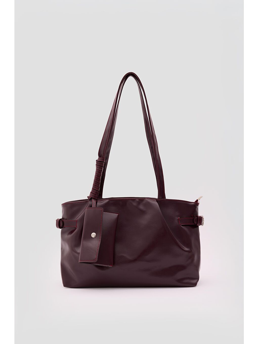 Bybo Vintage Omuz Çantası Mürdüm