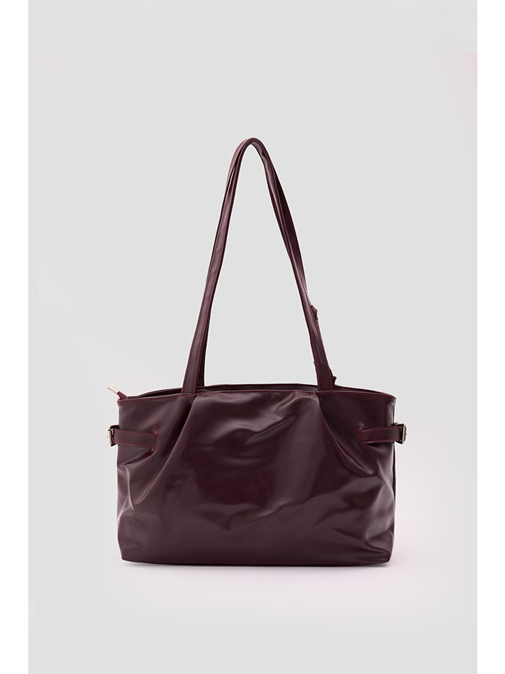 Bybo Vintage Omuz Çantası Mürdüm-3