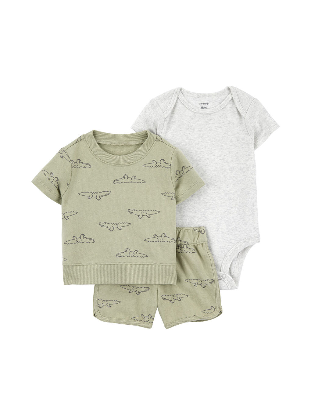 Yeşil Erkek Bebek Alt Üst Set