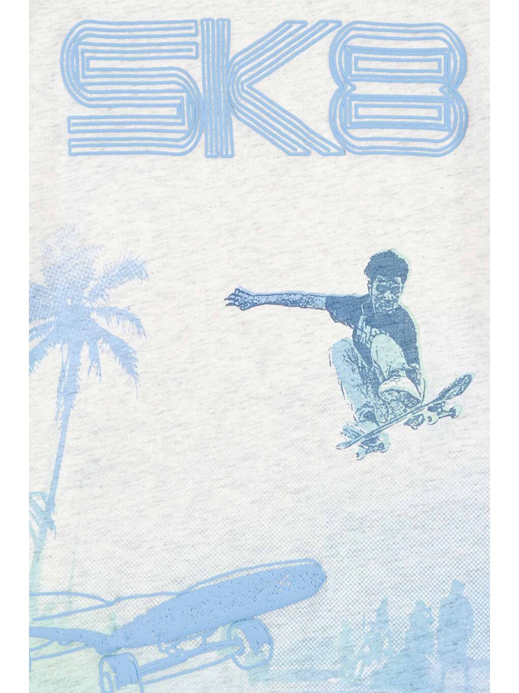 Gri Erkek Çocuk Tshirt-3