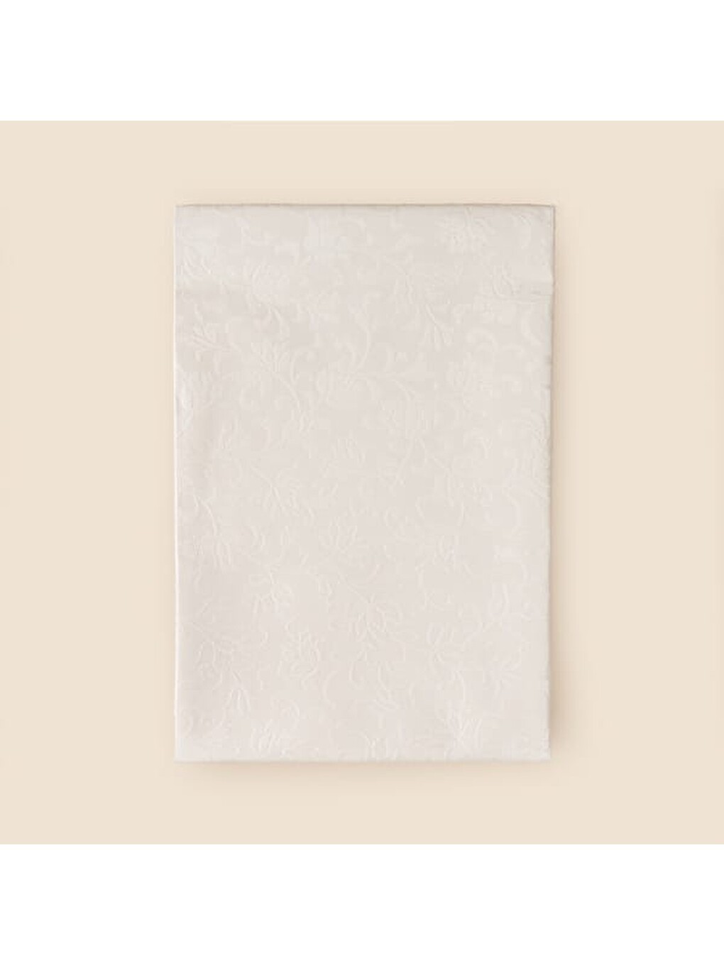Soft Lunaria Pvc Masa Örtüsü - Beyaz - 140x140 cm