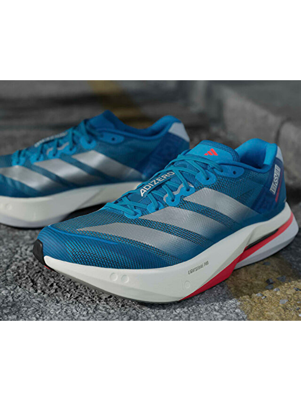Adizero Boston 13 M Erkek Koşu Ayakkabısı Jr4868 Mavi-1