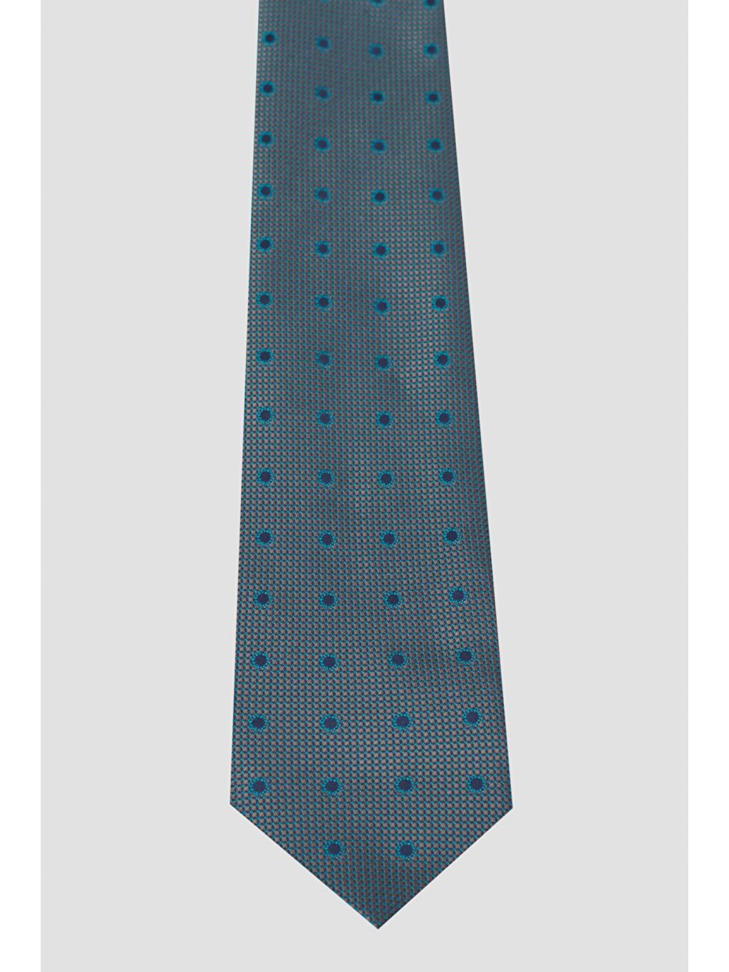 Erkek Yeşil Desenli Yeşil Klasik Kravat-1