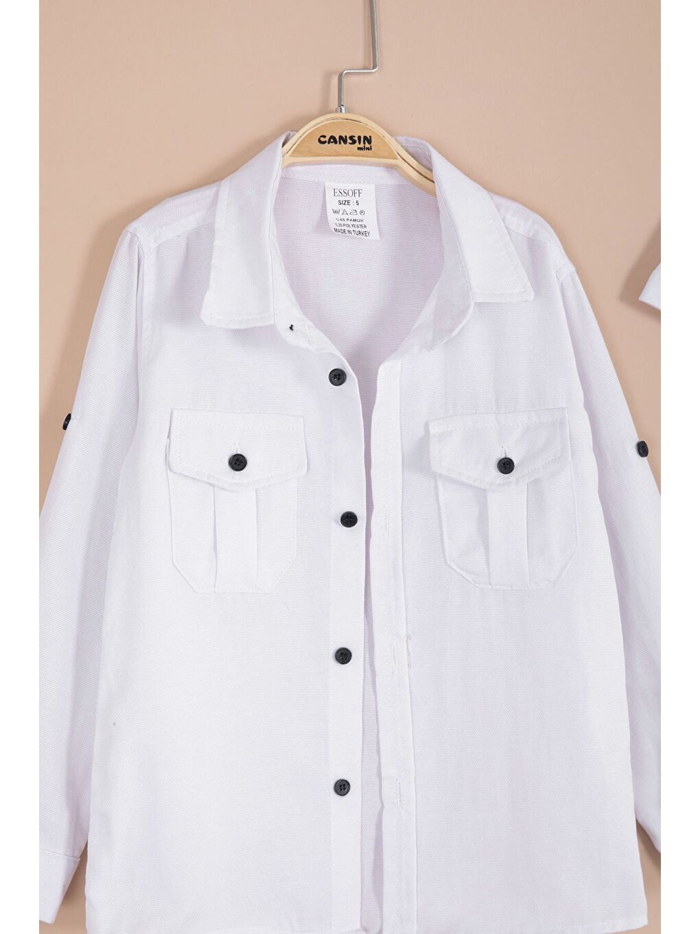 Lacivert Keten Pantolonlu Düğmeli Gömlekli Erkek Çocuk 3lü Takım 23764-3