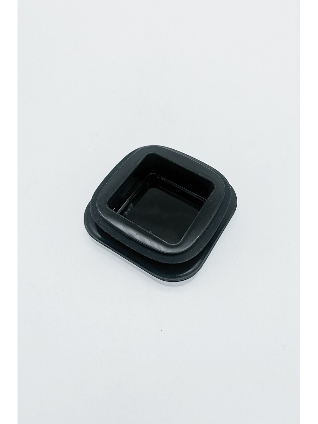 Renksiz Vakum Krom Kapaklı Kare Cam Kavanoz 65x155 cm - 450 ml Cam Baharatlık Saklama Kabı 3 Adet-2