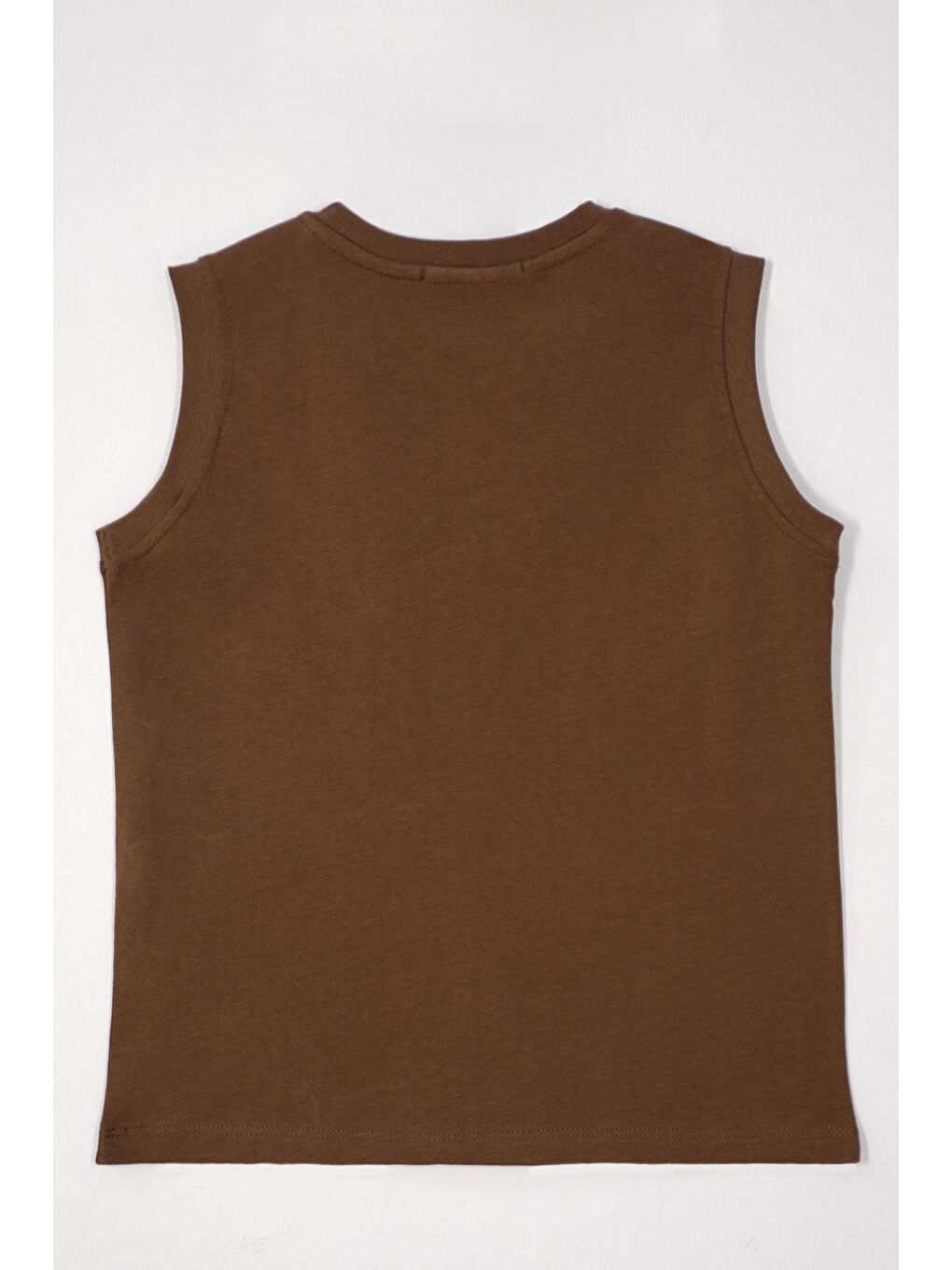 Sport Wear Armalı Kahverengi Renk Erkek Çocuk Kaprili Takım-2