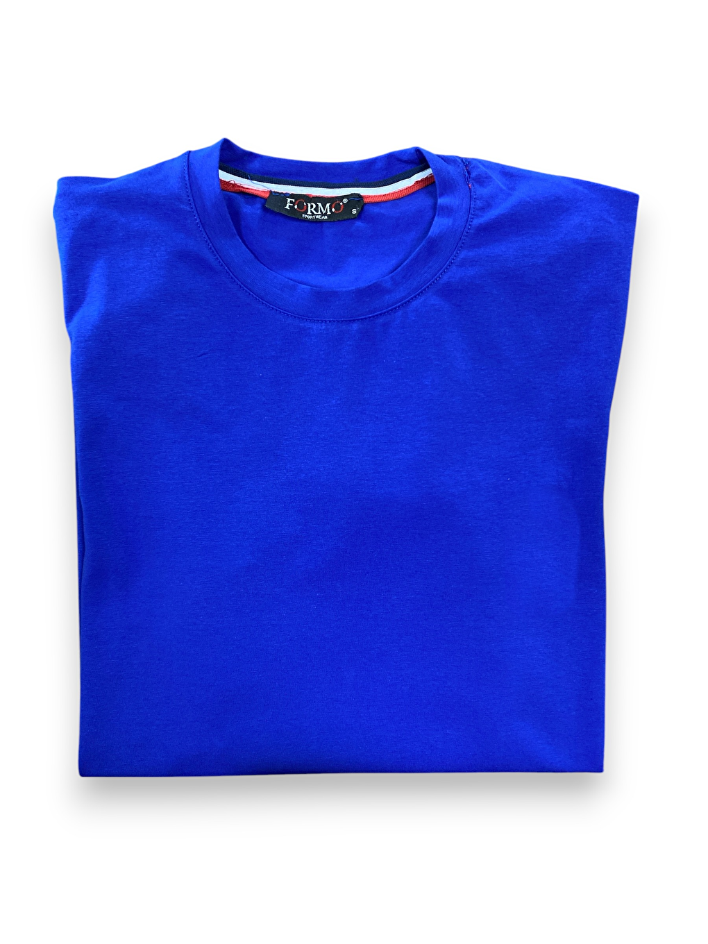 Lacivert Erkek Doğal Pamuk Yüksek Kalite Kısa Kollu Spor Süprem T-shirt-1