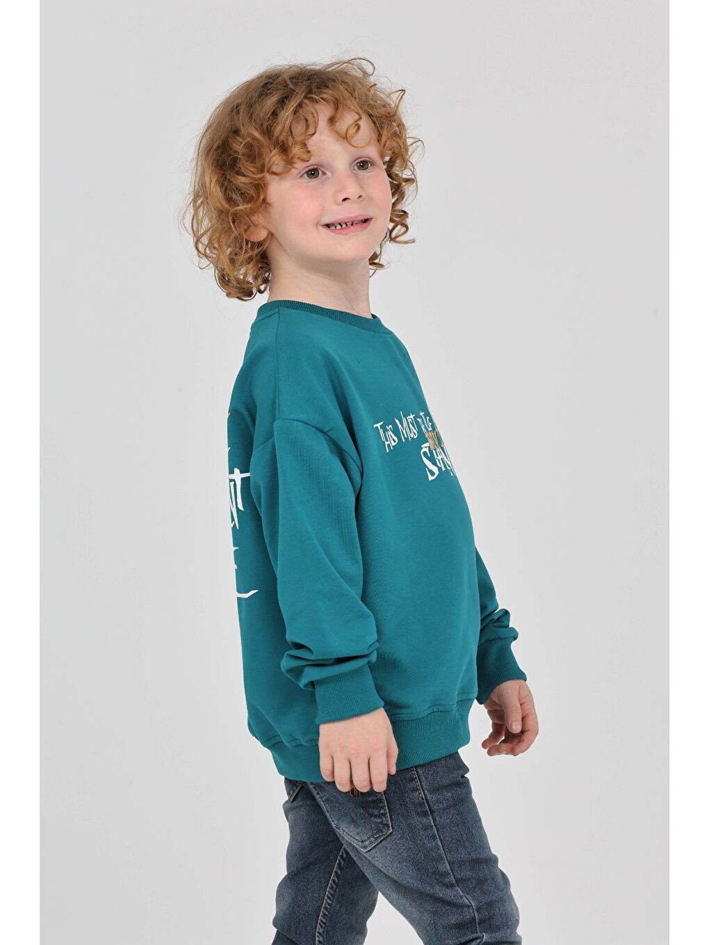 Petrol Erkek Çocuk Tnty Design Baskılı Sweatshirt-2