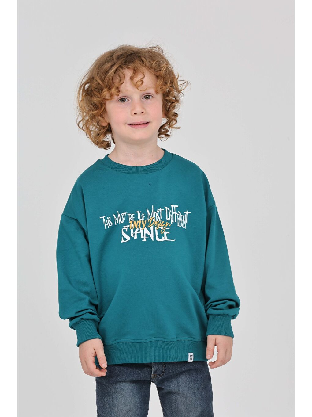 Petrol Erkek Çocuk Tnty Design Baskılı Sweatshirt-3