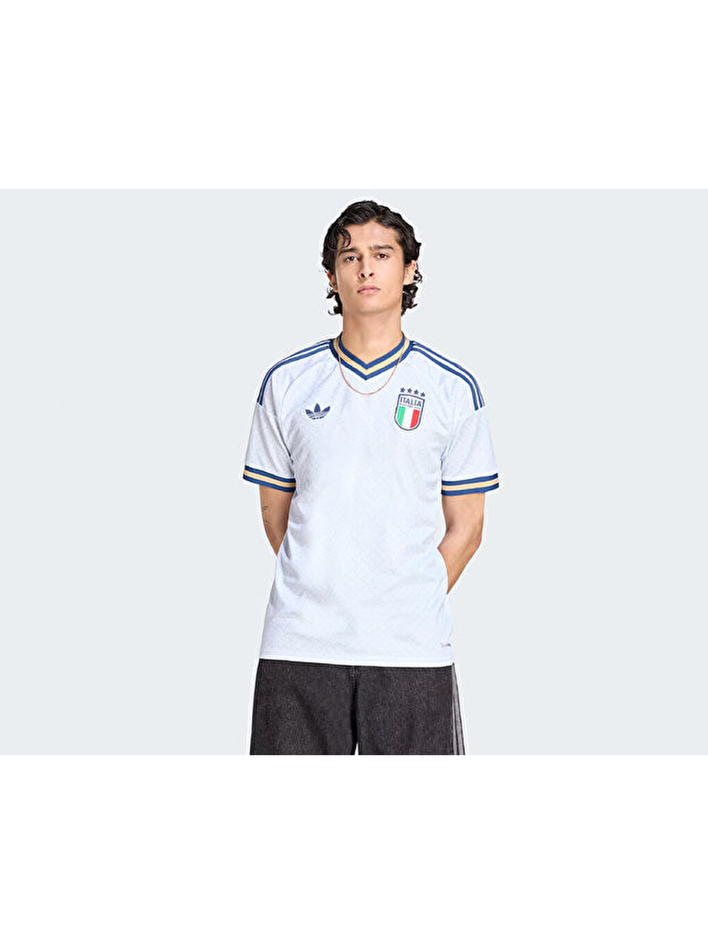 Figc A Jsy Erkek Futbol Forması Kc8704 Mavi-2