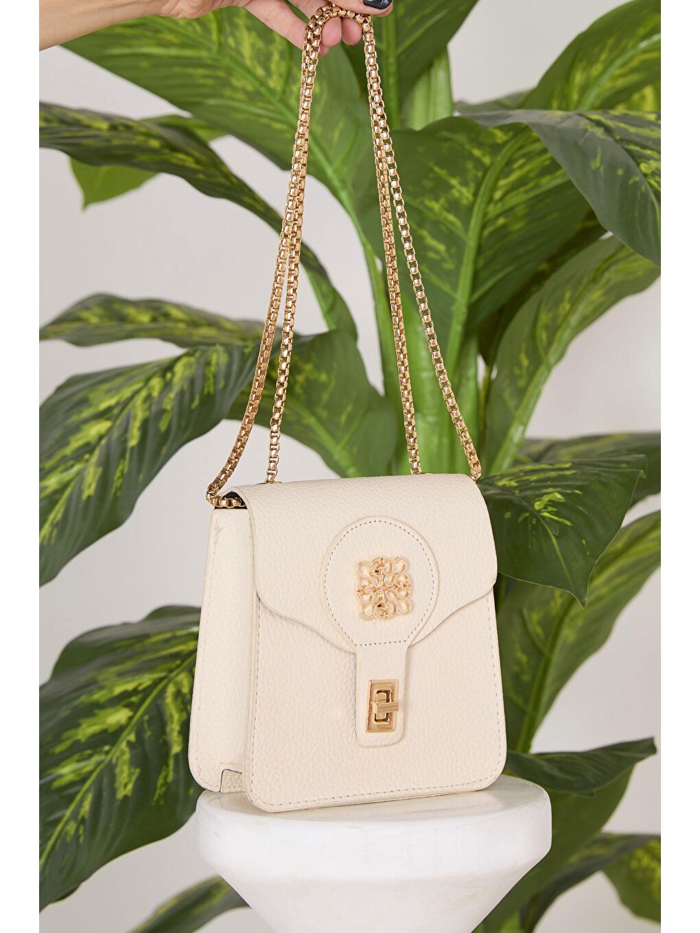 Kadın Bej Çanta - 23153-1