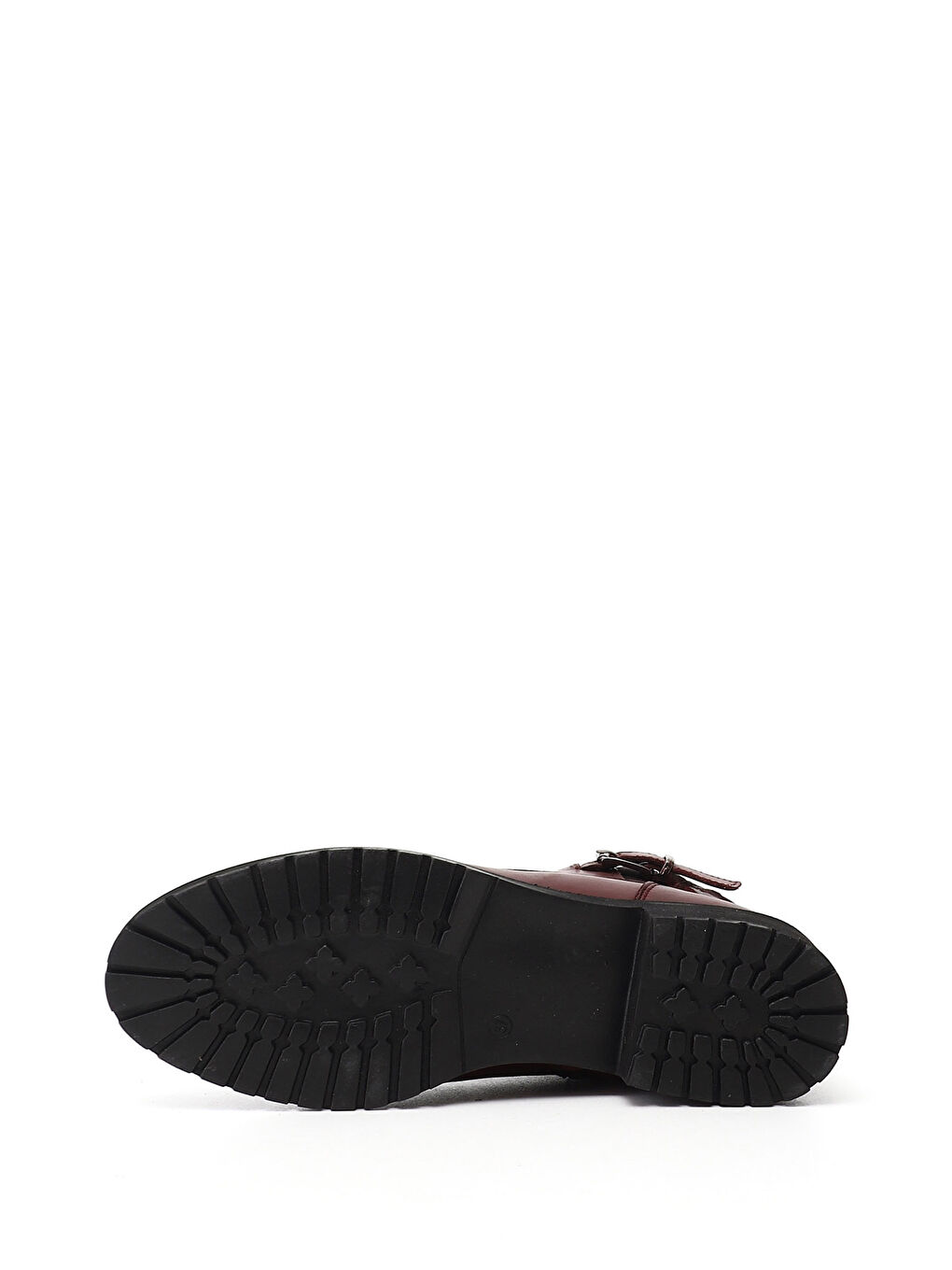 Bordo Kadın AÇIK BORDO Fermuarlı Kauçuk Taban Hakiki Deri Bot-3