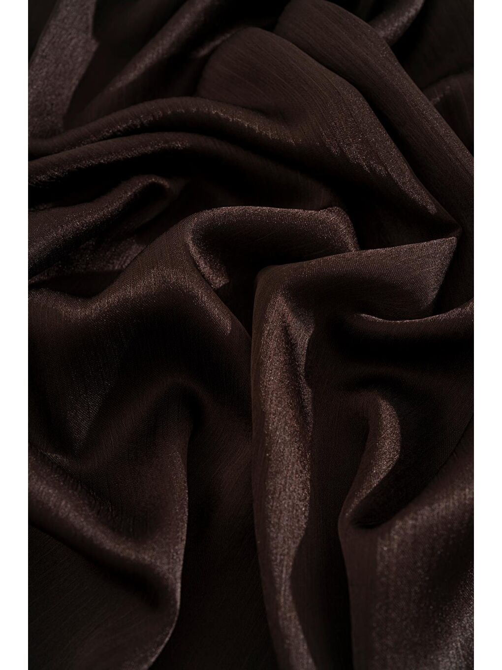 Kahverengi Kadın Kırışmaz Janjan Şal 185*70 Cm-1